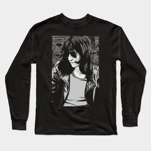 Hey Ho Let's Joey Long Sleeve T-Shirt by DirtyWolf